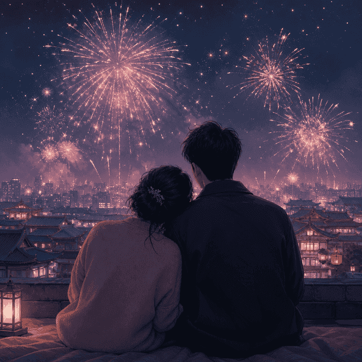 New Year fireworks and a new promise